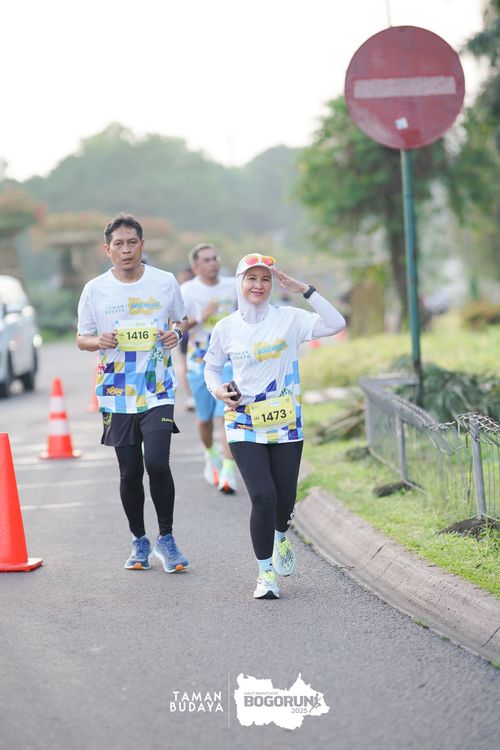 Race photo from Taman Budaya x BOGORUN 2025