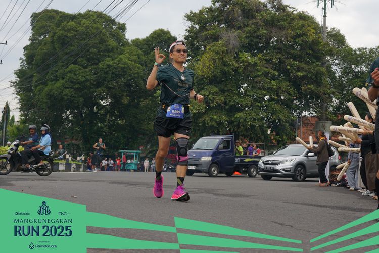 Race photo from Mangkunegaran Run 2025