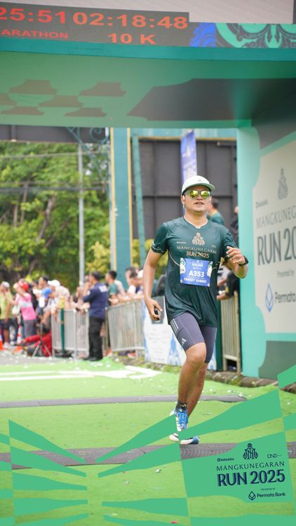 Race photo from Mangkunegaran Run 2025