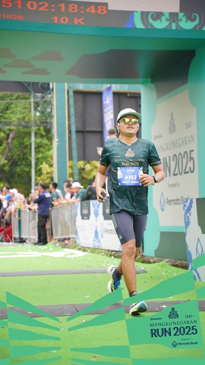 Race photo from Mangkunegaran Run 2025