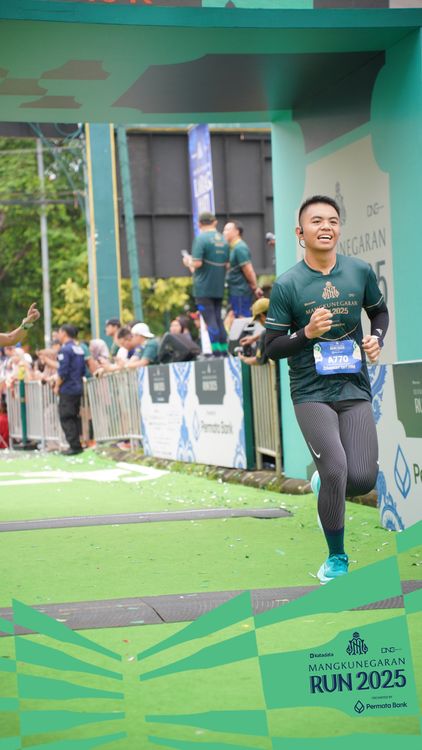 Race photo from Mangkunegaran Run 2025