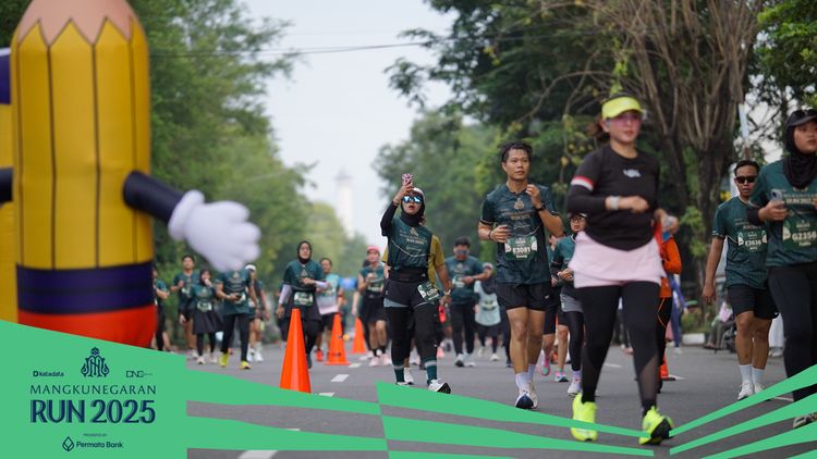 Race photo from Mangkunegaran Run 2025