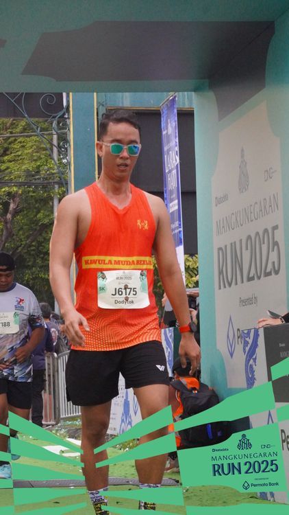 Race photo from Mangkunegaran Run 2025