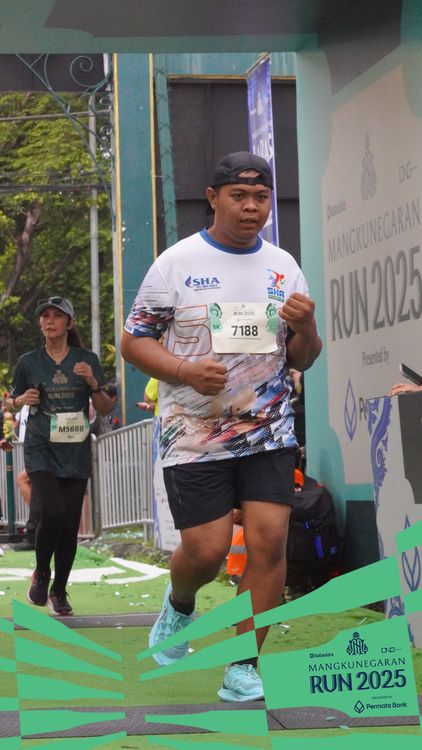 Race photo from Mangkunegaran Run 2025