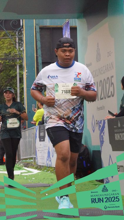 Race photo from Mangkunegaran Run 2025