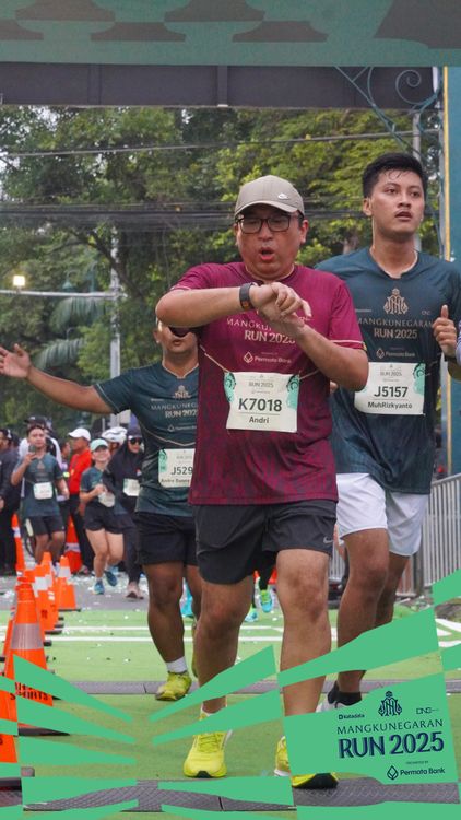 Race photo from Mangkunegaran Run 2025