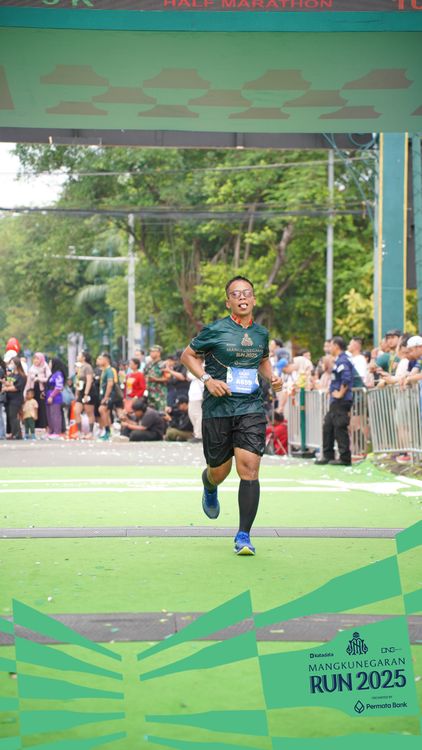Race photo from Mangkunegaran Run 2025