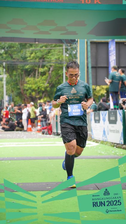 Race photo from Mangkunegaran Run 2025