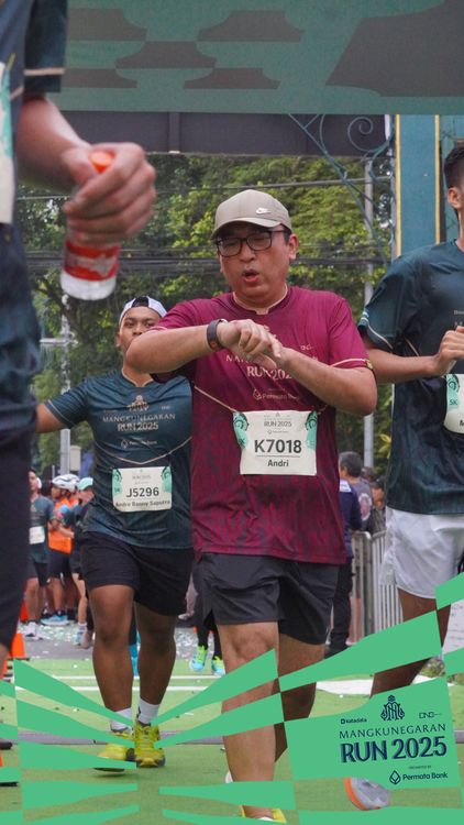 Race photo from Mangkunegaran Run 2025