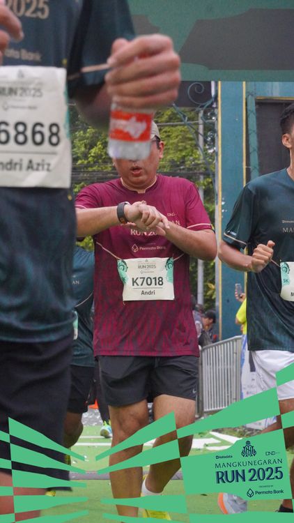 Race photo from Mangkunegaran Run 2025