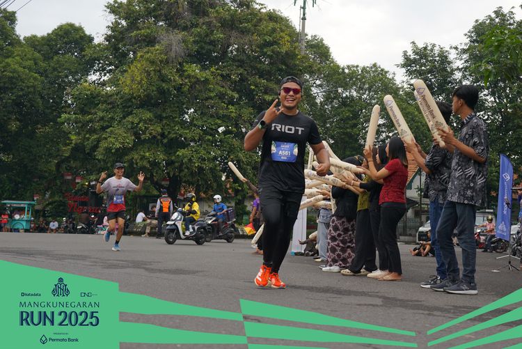 Race photo from Mangkunegaran Run 2025