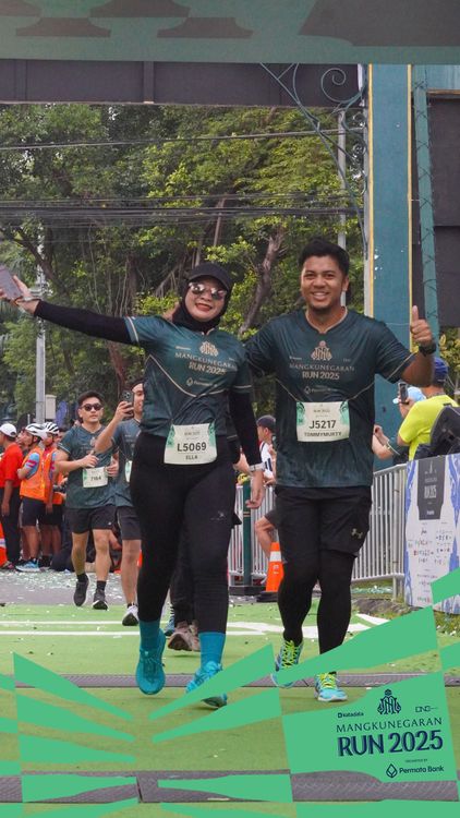 Race photo from Mangkunegaran Run 2025