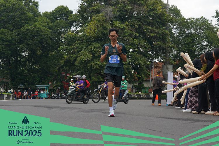 Race photo from Mangkunegaran Run 2025