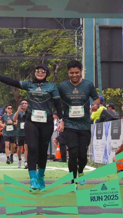 Race photo from Mangkunegaran Run 2025