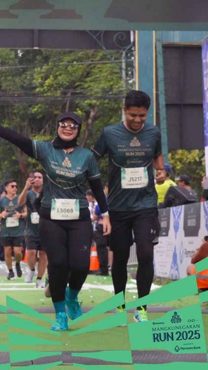 Race photo from Mangkunegaran Run 2025