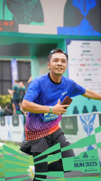 Race photo from Mangkunegaran Run 2025