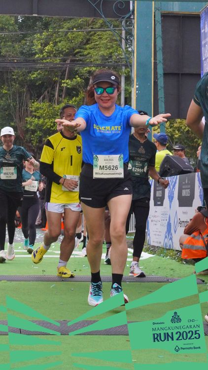 Race photo from Mangkunegaran Run 2025