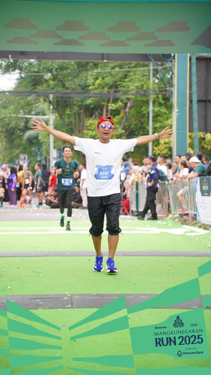 Race photo from Mangkunegaran Run 2025
