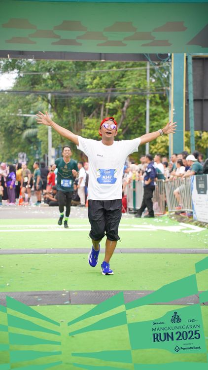 Race photo from Mangkunegaran Run 2025