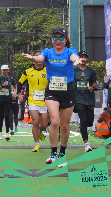 Race photo from Mangkunegaran Run 2025