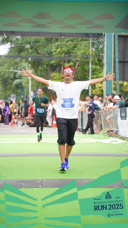 Race photo from Mangkunegaran Run 2025