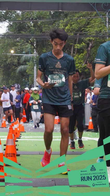 Race photo from Mangkunegaran Run 2025