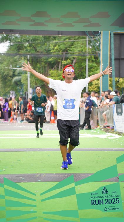 Race photo from Mangkunegaran Run 2025