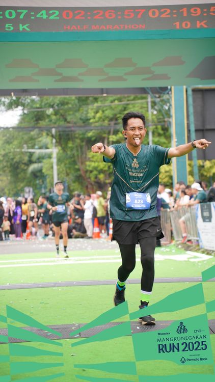 Race photo from Mangkunegaran Run 2025