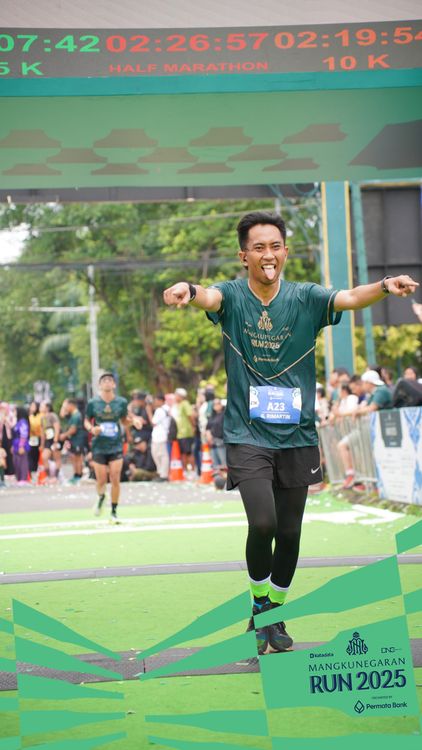 Race photo from Mangkunegaran Run 2025