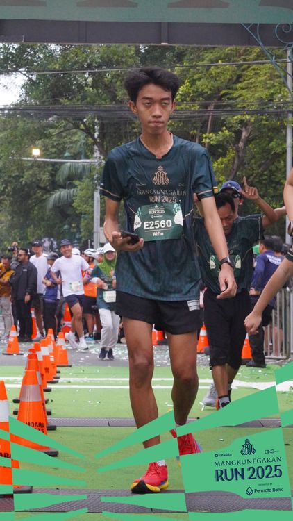 Race photo from Mangkunegaran Run 2025