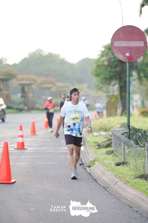 Race photo from Taman Budaya x BOGORUN 2025