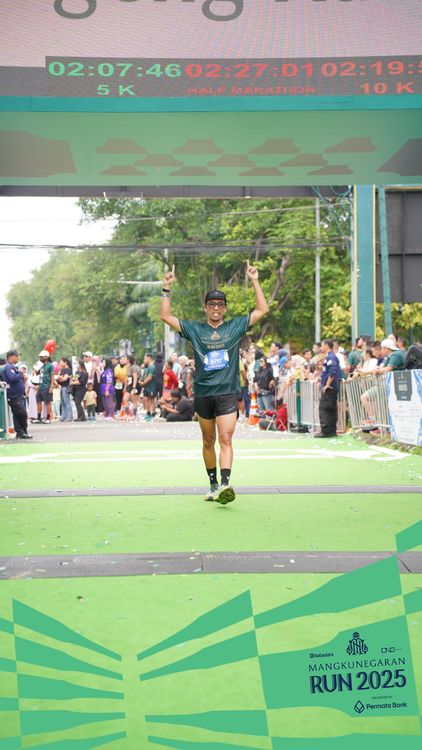 Race photo from Mangkunegaran Run 2025