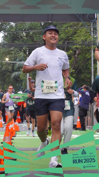 Race photo from Mangkunegaran Run 2025