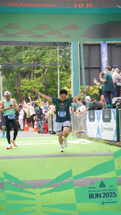 Race photo from Mangkunegaran Run 2025
