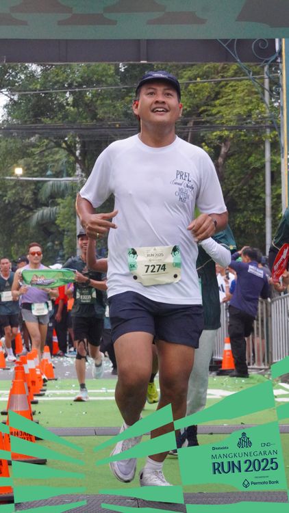 Race photo from Mangkunegaran Run 2025