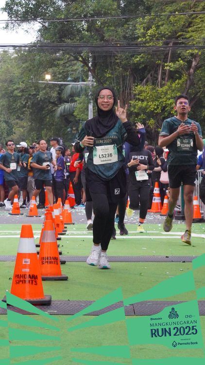 Race photo from Mangkunegaran Run 2025