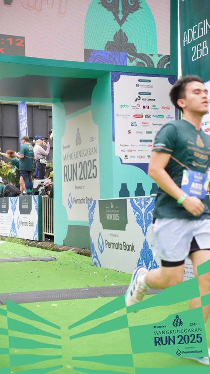 Race photo from Mangkunegaran Run 2025