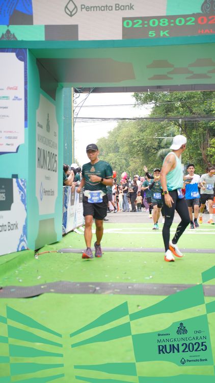 Race photo from Mangkunegaran Run 2025
