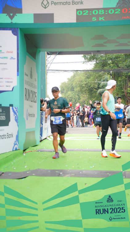 Race photo from Mangkunegaran Run 2025