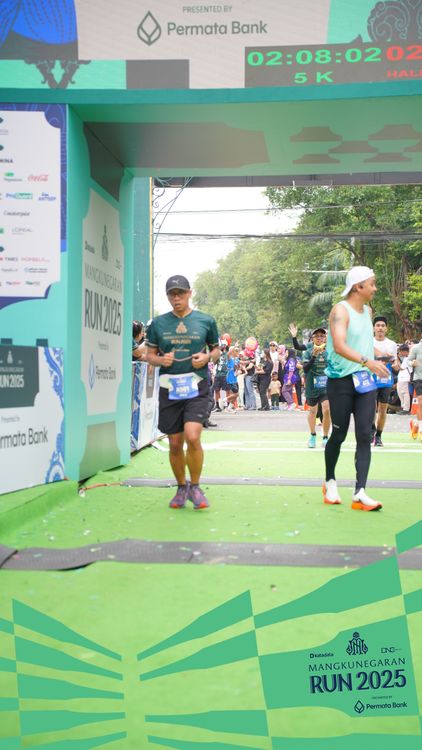 Race photo from Mangkunegaran Run 2025