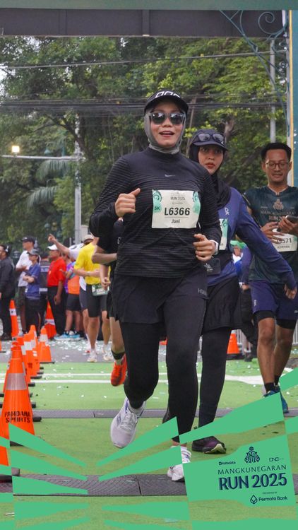Race photo from Mangkunegaran Run 2025