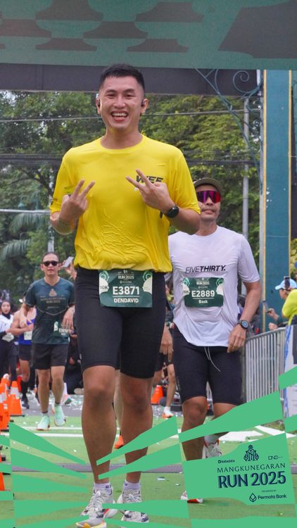 Race photo from Mangkunegaran Run 2025