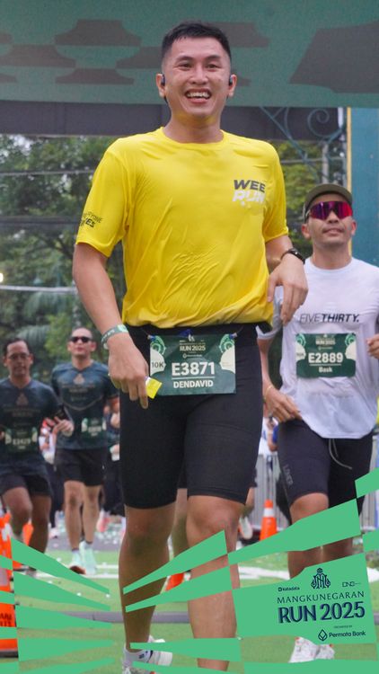 Race photo from Mangkunegaran Run 2025