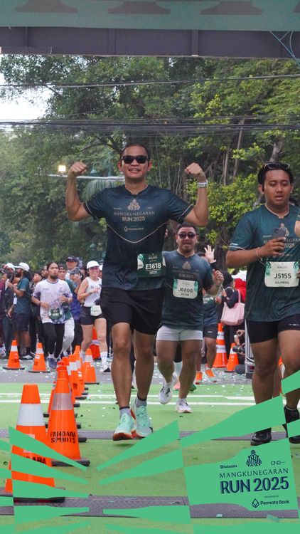 Race photo from Mangkunegaran Run 2025