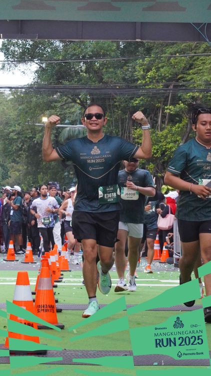 Race photo from Mangkunegaran Run 2025