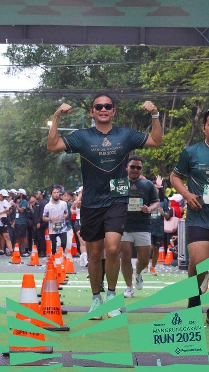 Race photo from Mangkunegaran Run 2025