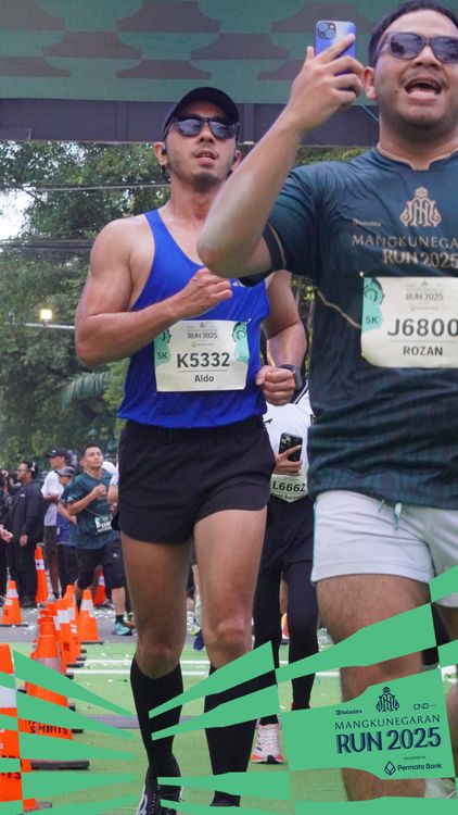 Race photo from Mangkunegaran Run 2025