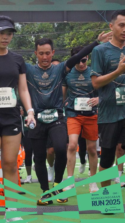 Race photo from Mangkunegaran Run 2025