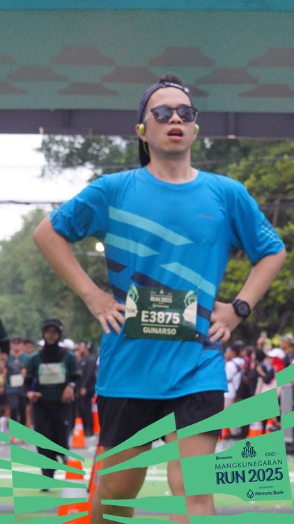 Race photo from Mangkunegaran Run 2025