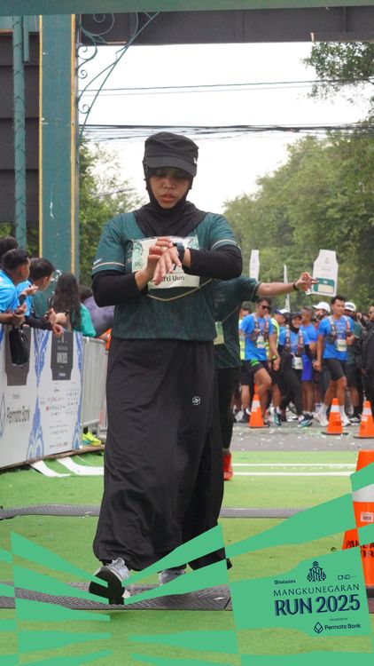 Race photo from Mangkunegaran Run 2025